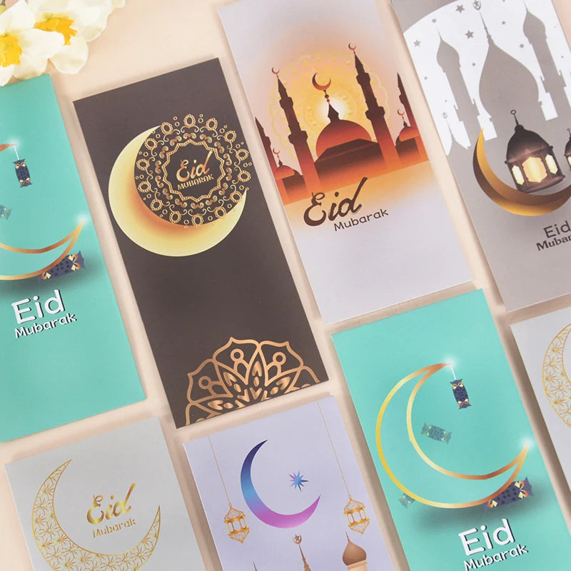 6Pcs Eid Mubarak Money Envelopes