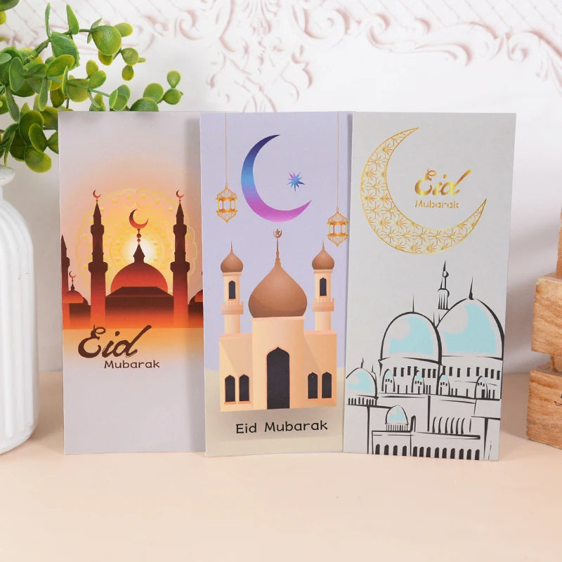 6Pcs Eid Mubarak Money Envelopes
